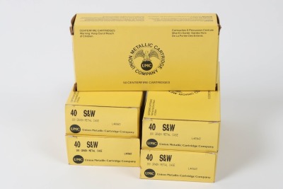 5 bxs UMC .40 s&w ammo