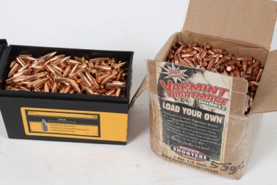 2 bxs .22 & .25 cal bullets