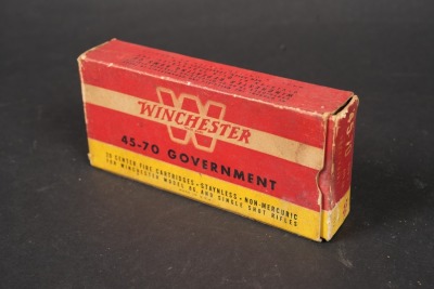 Box of Vintage Winchester .45-70 Gov't Ammo