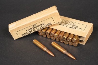 Box of Vintage Winchester 7mm Ammo