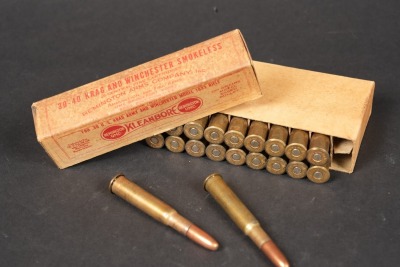 Box of Vintage Remington .30-40 Krag Ammo