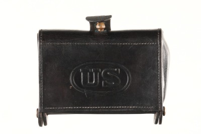 US Leather Cartridge Box and Ammo