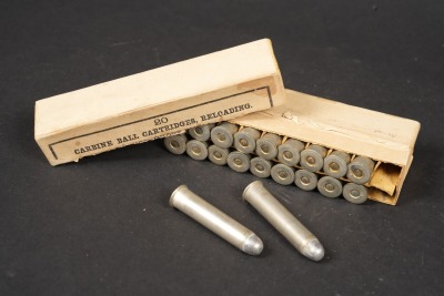 Box of Antique Frankford Arsenal Brass Shells