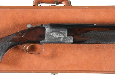 FN Bee Engraved B2G O/U Shotgun 12ga