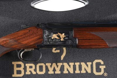 Browning B525 Black & Gold O/U Shotgun 12ga