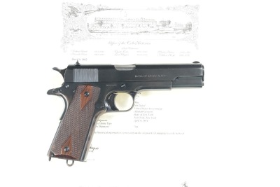 Documented Colt 1911 Pistol .45 ACP