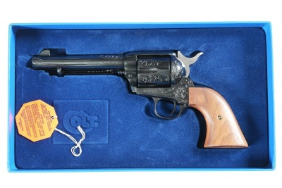 Factory Engraved Colt SAA Revolver .45 ACP