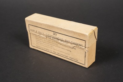 Box of Antique 1892 Frankford Arsenal Ammo