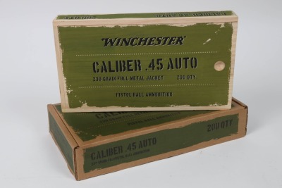 200 Rds Winchester .45 Auto Ammo