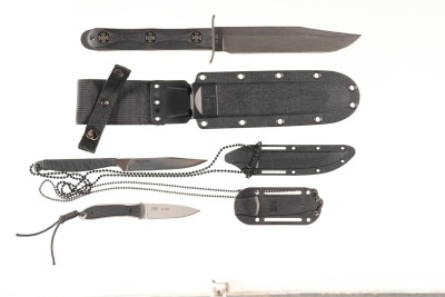 3 Fixed Blade Knives