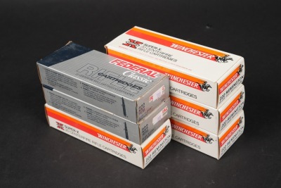 6 Bxs Winchester/Federal .222 Rem Ammo