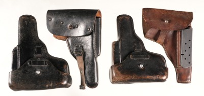 4 Vintage Handgun Holsters