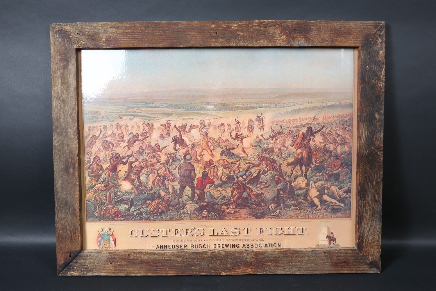 Framed Custer Print