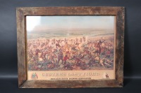 Framed Custer Print