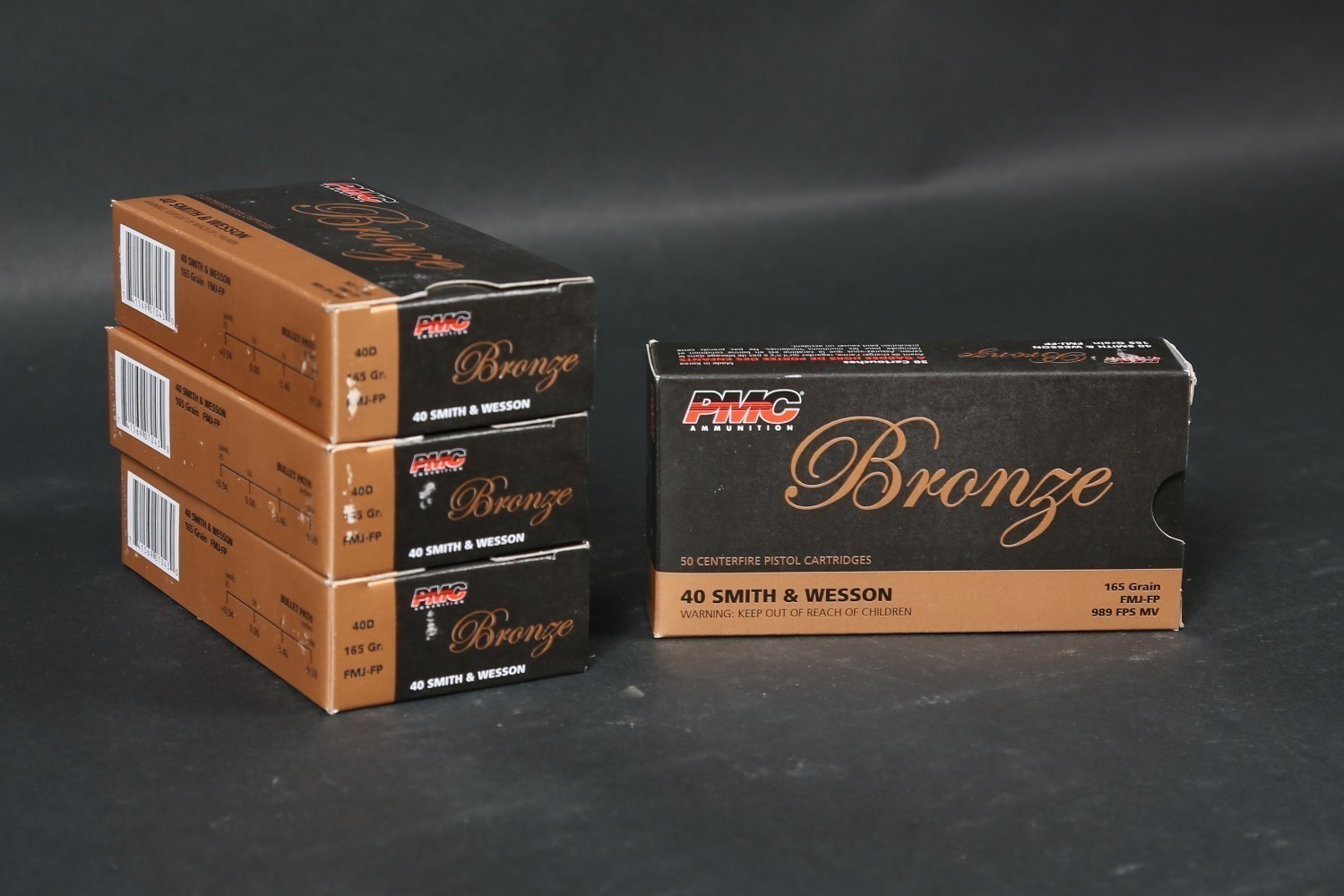 4 bxs PMC .40 S&W Ammo