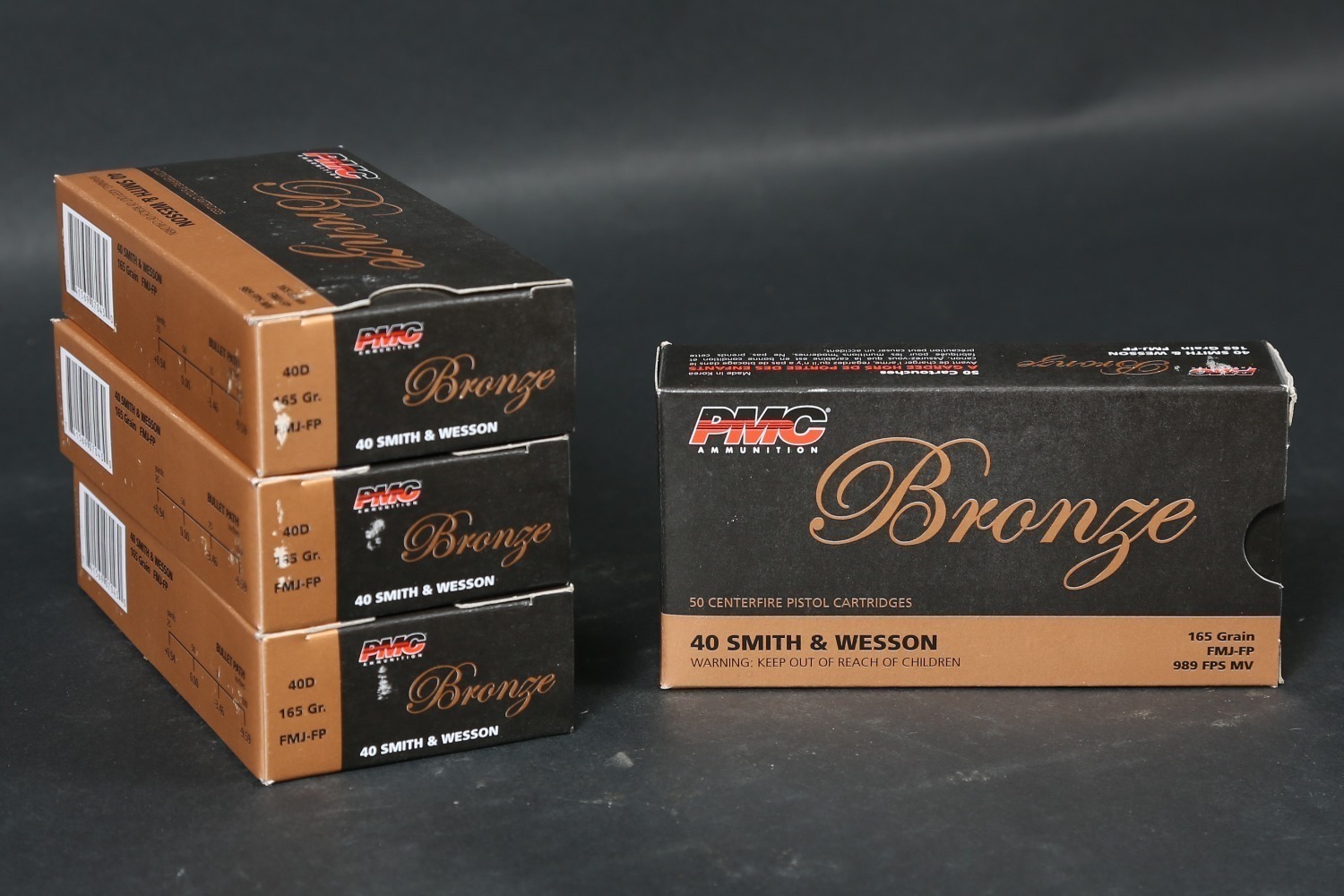 4 bxs PMC .40 S&W Ammo