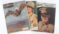 3 Collier's WWII Era Magazines