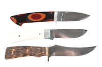 3 Fixed Blade Knives - 2