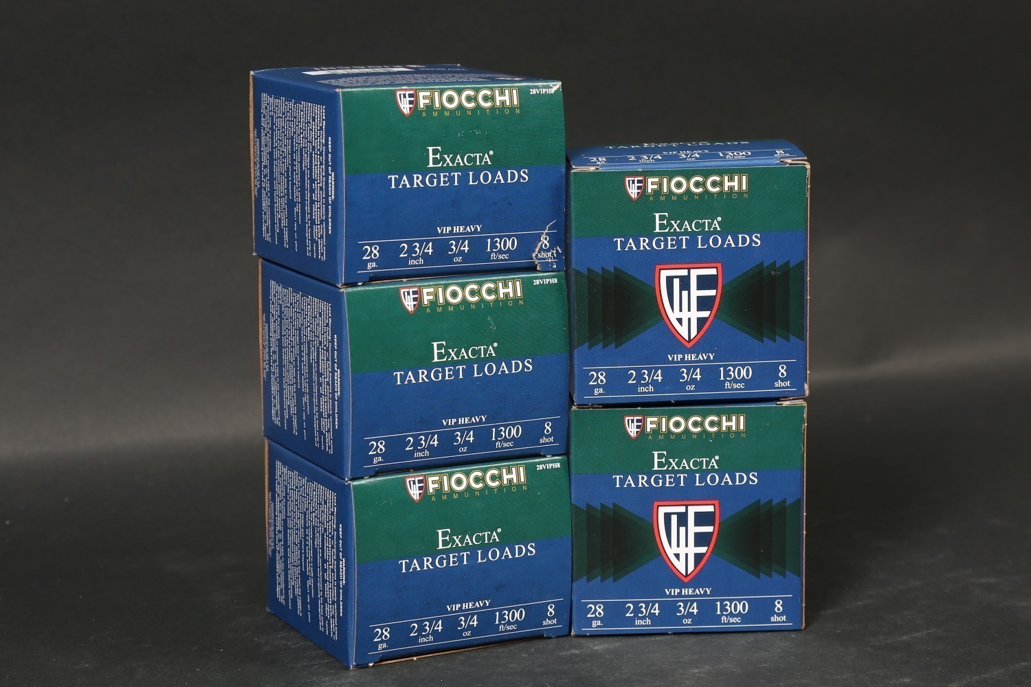 5 bxs Fiocchi 28ga Ammo