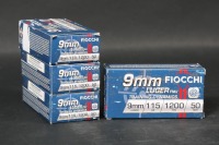 4 bxs Fiocchi 9mm Ammo