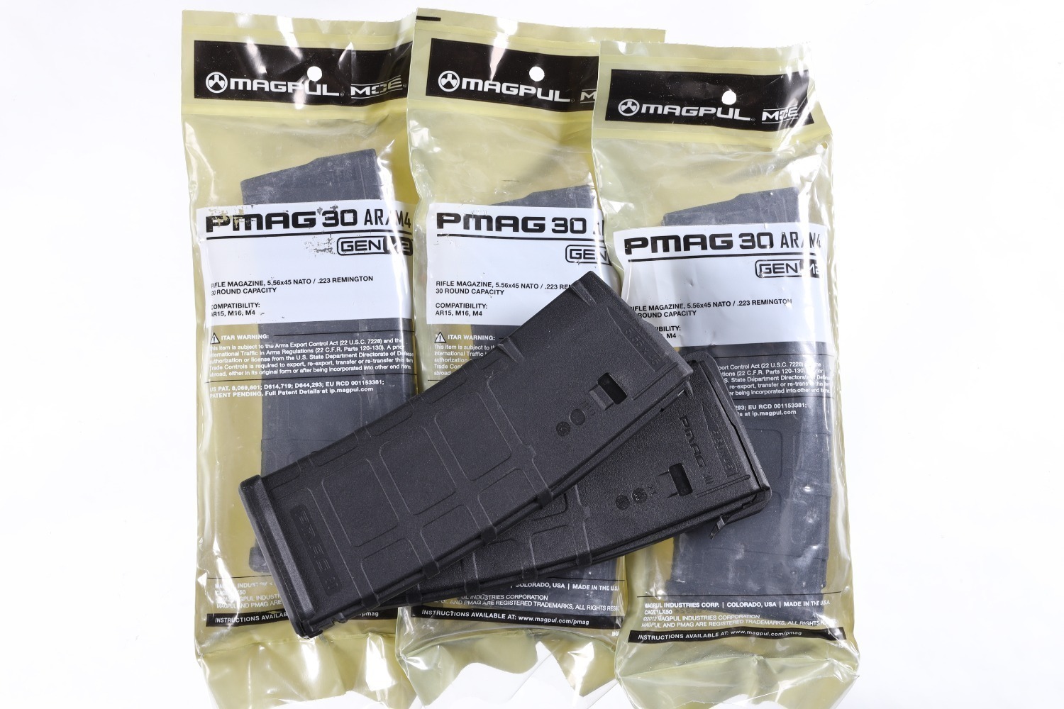 5 PMAG AR-15 Magazines