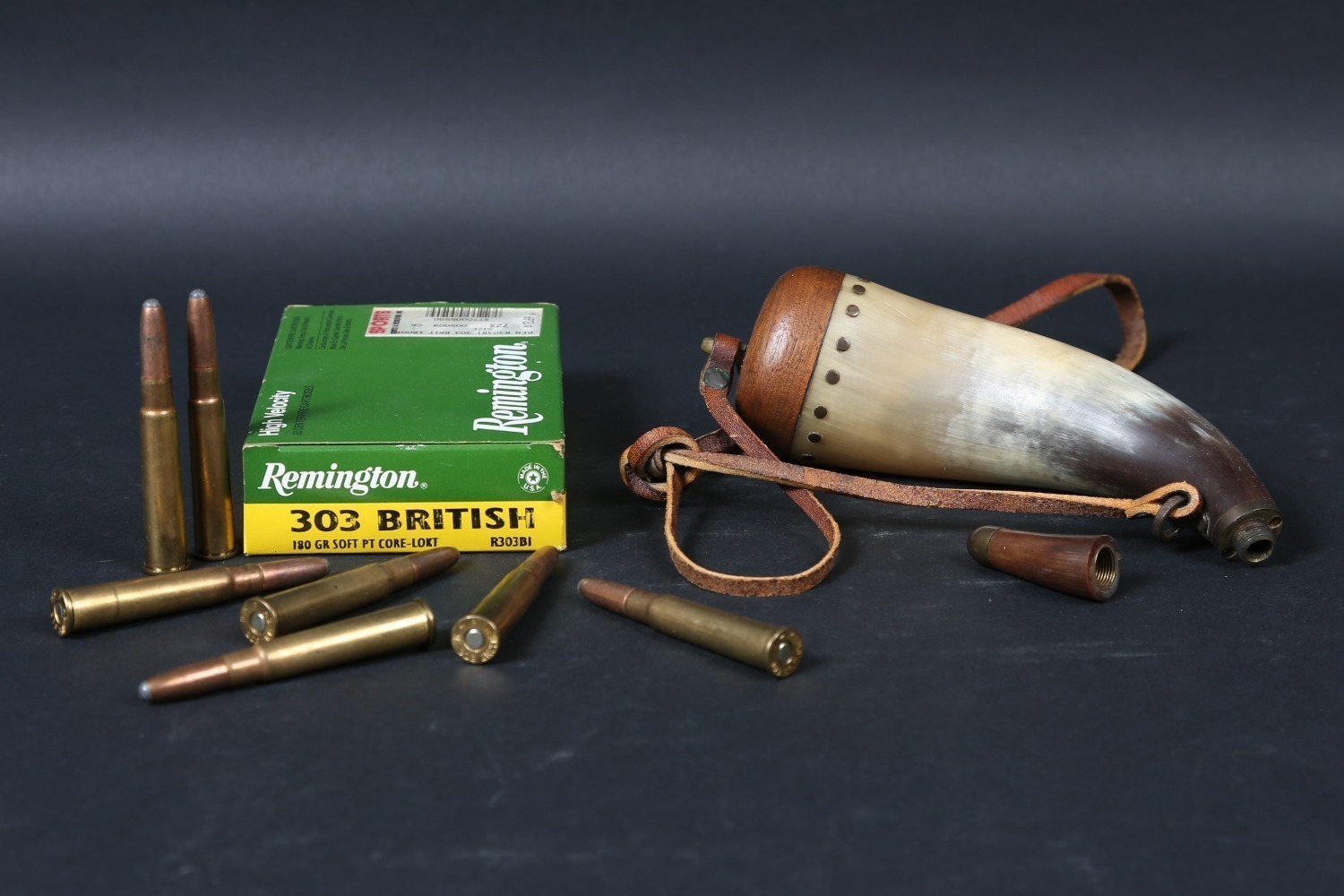 Powder Horn and .303 British Ammo