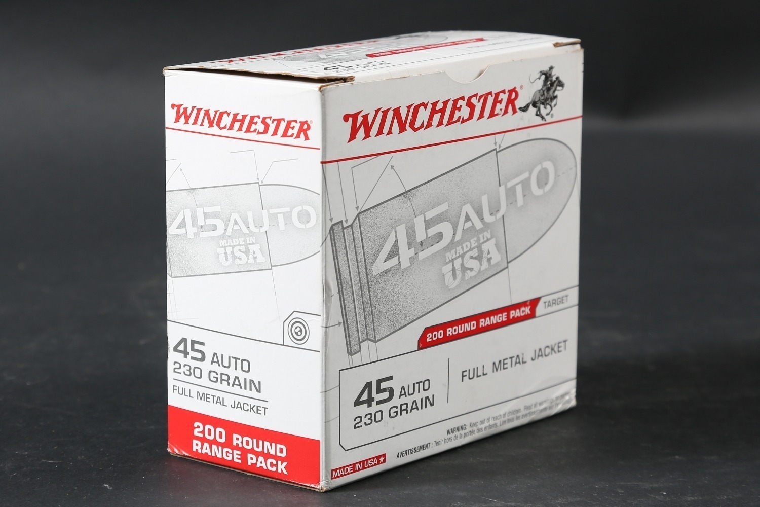 200rds Winchester .45 Auto Ammo