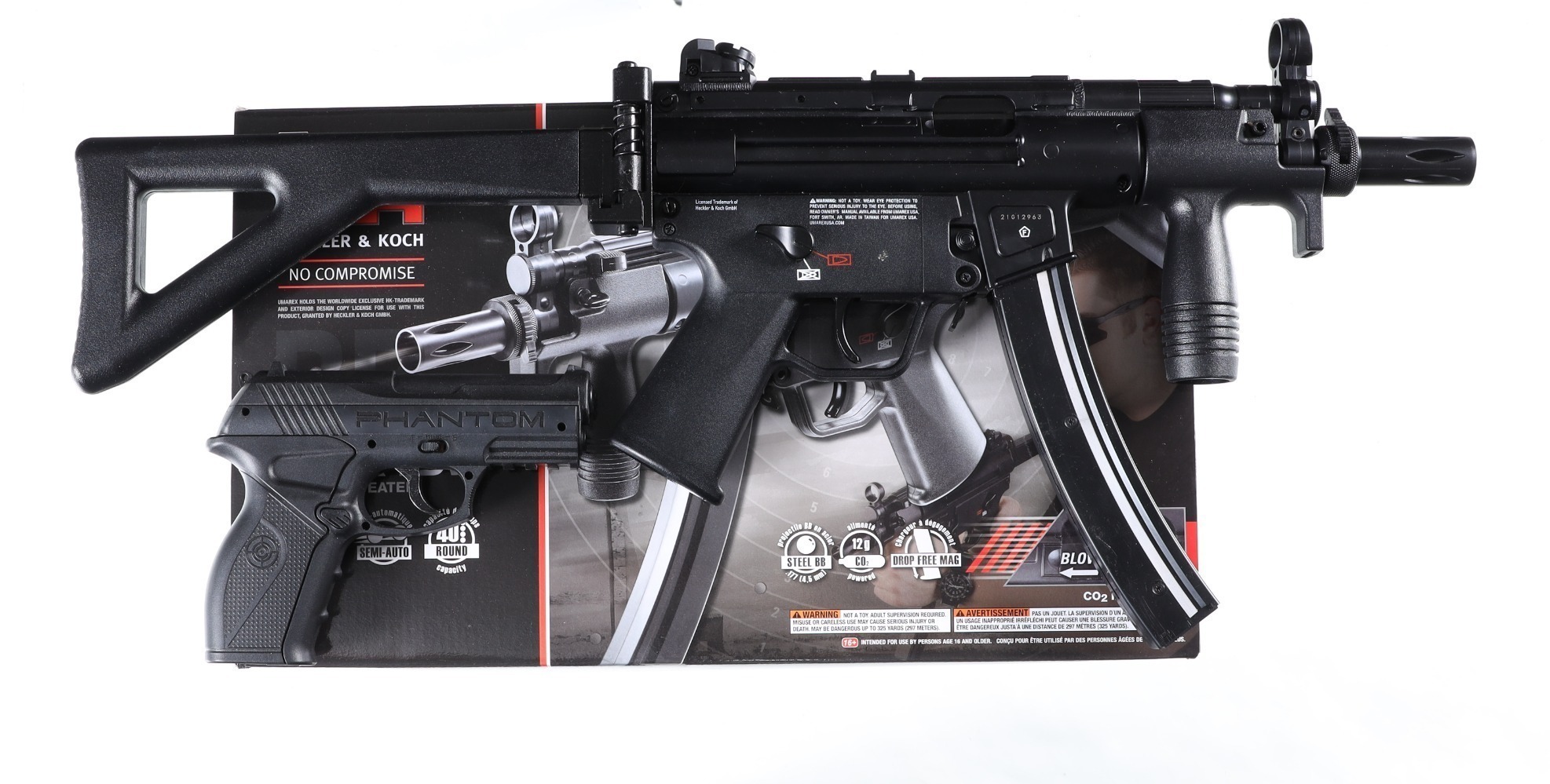 HK MP5K Air Rifle and pistol