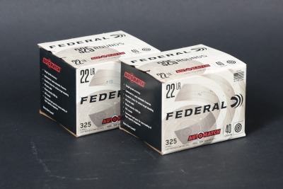 2 boxes Federal .22lr Ammo