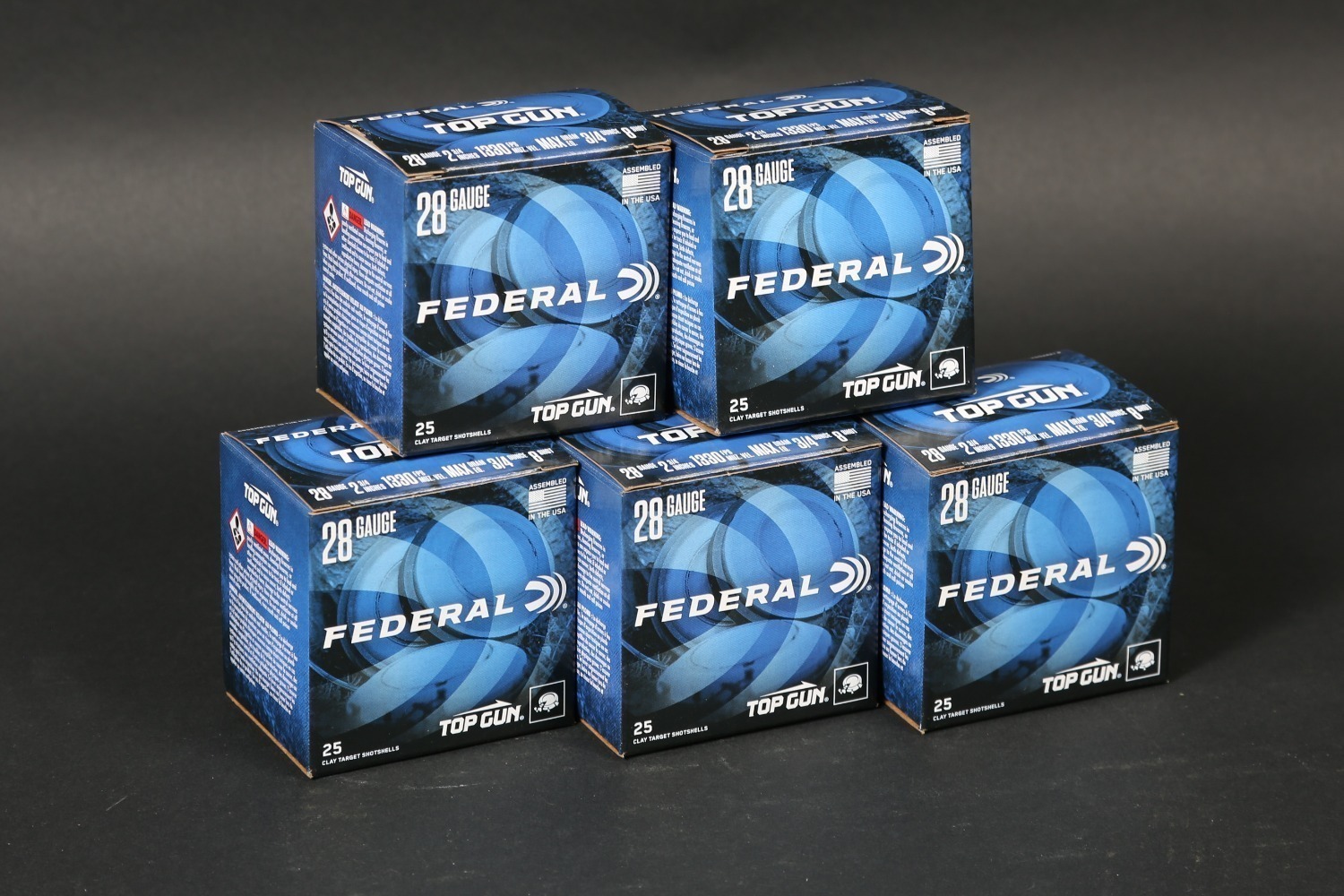 5 bxs Federal 28ga Ammo