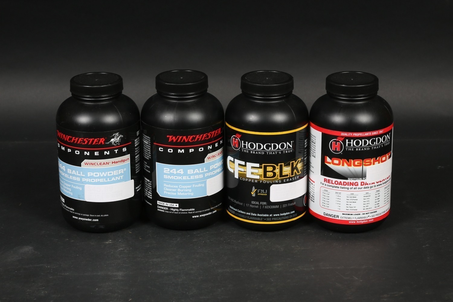 4 bottles Winchester/Hodgdon Powder