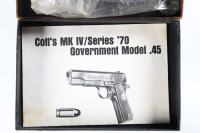 Colt Government Mk IV Series 70 Pistol .45 A - 14
