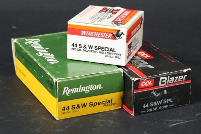 3 bxs .44 s&w spl ammo