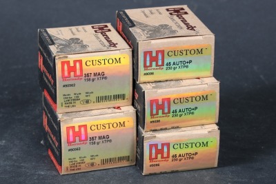 5 bxs Hornady .357/.45 ACP ammo