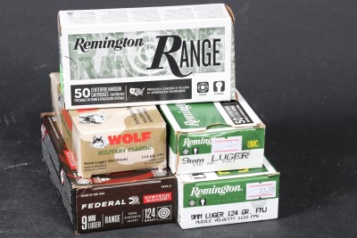 5 bxs 9mm ammo
