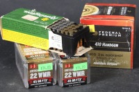 4 bxs .22 mag/.410 ammo