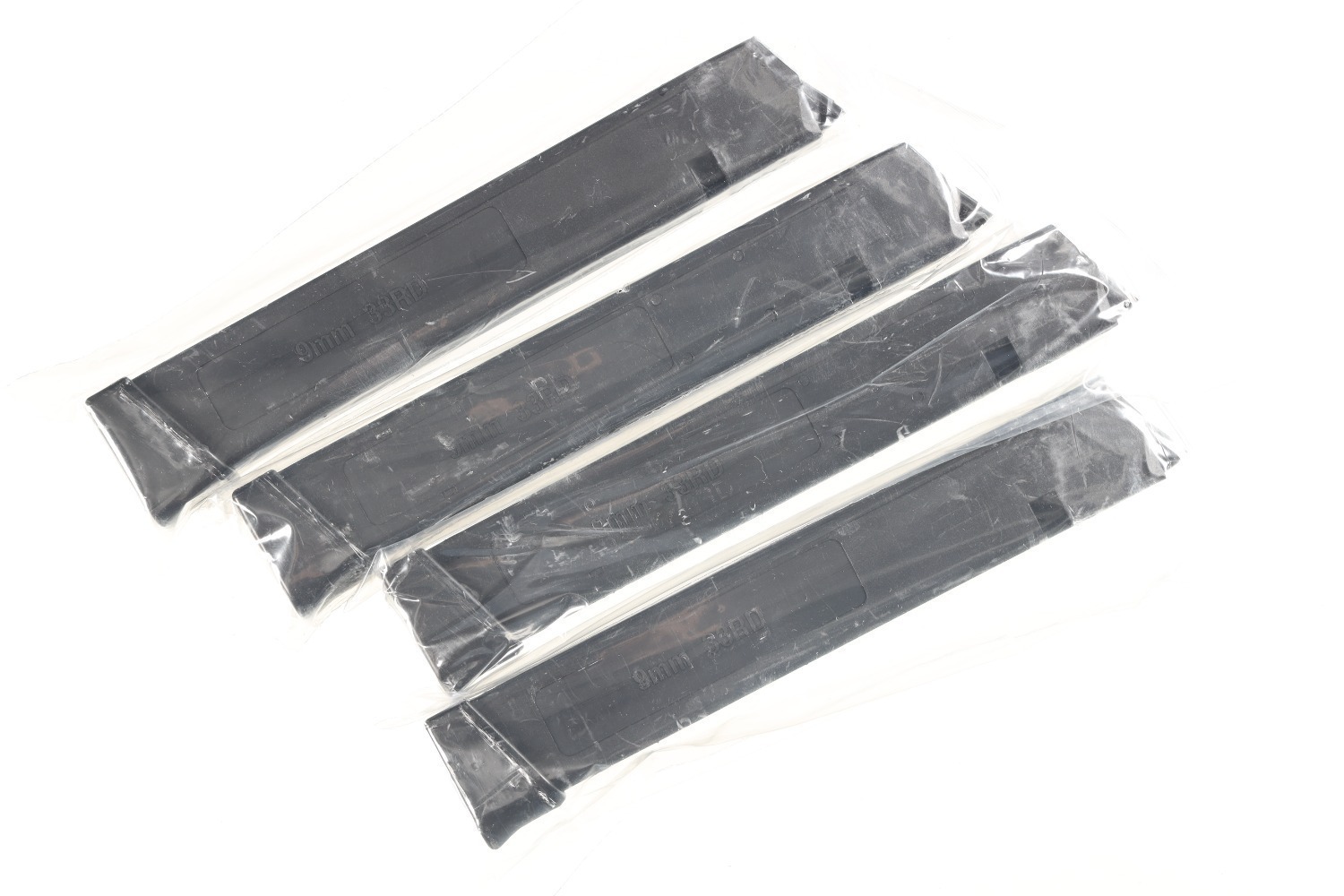 4 High Capacity pistol magazines