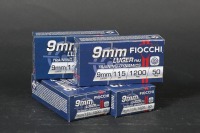 4 bxs Fiocchi 9mm Ammo