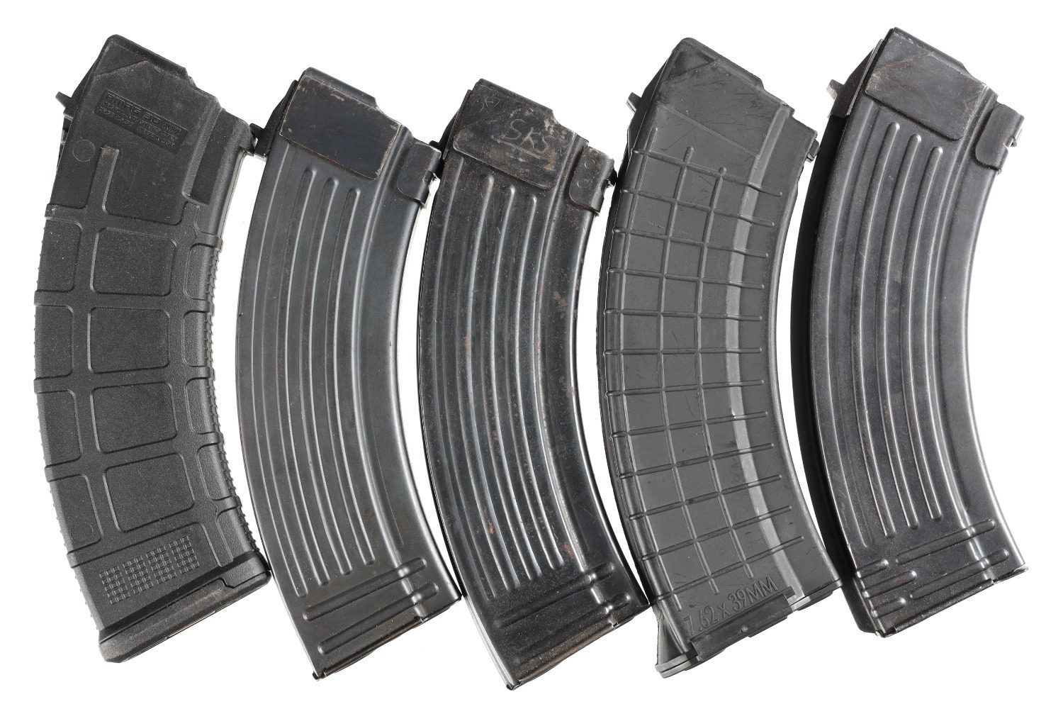 5 AK-47 magazines