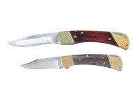 2 Schrade/Buck folding knives - 2