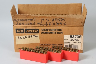 20 bxs Winchester 7.62x39 Ammo