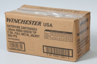 Case of Winchester Green Tip 5.56 Ammo