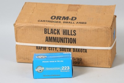 10 bxs Black Hills .223 REMAN Ammo