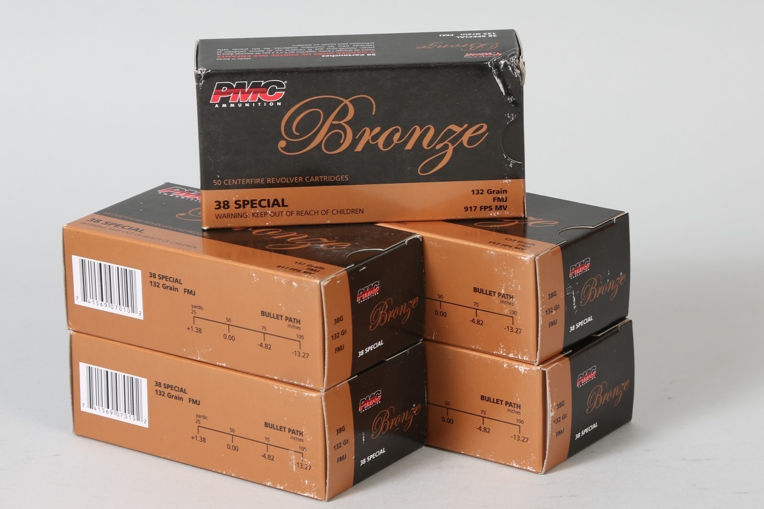 5 bxs PMC Bronze .38 spl ammo