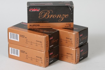 5 bxs PMC Bronze .38 spl ammo