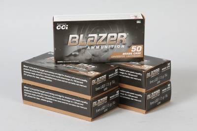 5 bxs CCI Blazer 9mm ammo