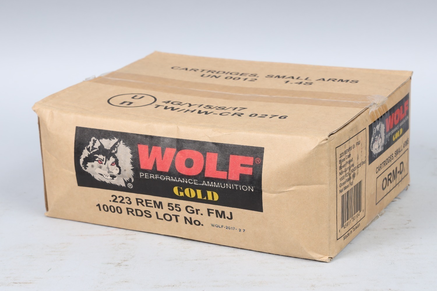 Case of Wolf Gold .223 Ammo