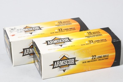 2 bricks Armscor .22 lr ammo