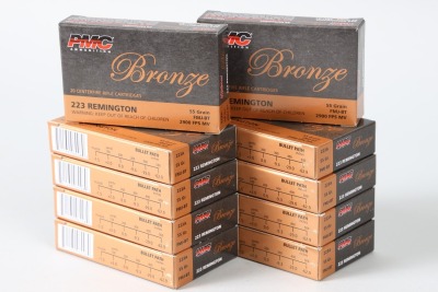 10 bxs PMC Bronze .223 rem ammo