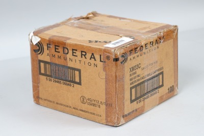 Case of Federal 50 BMG ammo